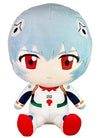 Great Eastern Entertainment Evangelion New Movie - Rei Ayanami Plug Suit Sitting Plush 12" H