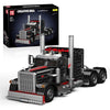 Mould King 10037 Semi Truck Building Set, Flatbed Truck Toy with 10 Wheels, Collectible Car Model to Build and Display, Creative Gift for Adult (1797