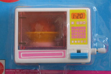 Barbie Magic Moves Microwave Wind It & It Works! Perfect Kitchen! (1992)