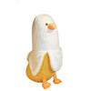 OUKEYI Cute Banana Duck Plush Toy,Banana Stuffed Animal,Duck Plushie Long Banana Duck Plush Pillow,Funny Hugging Pillow Sleeping Cushion Soft Gifts