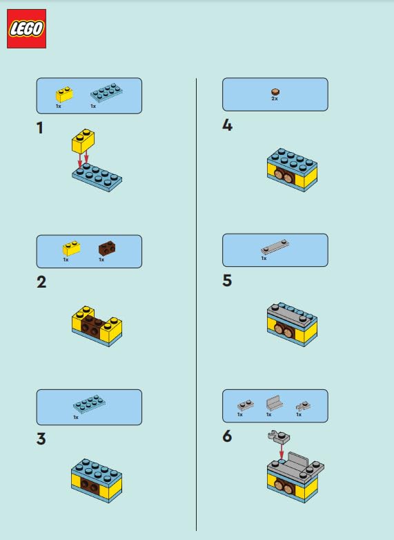LEGO Friends: Pizza Bakery Oven Micro Set