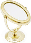 Gold 1/12 Miniature Mirror Dollhouse Decoration Accessories Dollhouse Decor