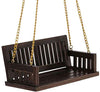 Classics Dollhouse Miniature Porch Swing in Walnut
