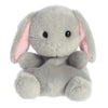 Aurora® Adorable Palm Pals™ Pebbles Bunny™ Stuffed Animal - Pocket-Sized Play - Collectable Fun - Grey 5 Inches