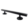 TDHRDHVC 10" Fingerboard Rail - Aluminum Alloy Obstacle with Stabilizing Discs & Non-Slip Base for DIY Skateparks, Cityscapes & Mini Ramp Builders