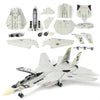 SEBUNAS F-14 Tomcat 3D Quick Build Model Kit - Fighter Jet Aircraft Puzzle, Precision DIY Military Aircraft Building Kit for Adults, Collectible