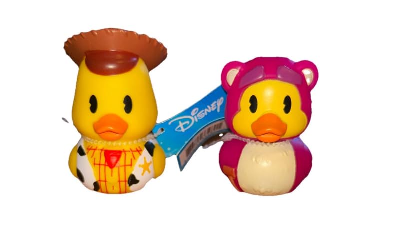 Duckalooz Rubber Duck 2 Pack - Woody & Lotso - Bath Toys