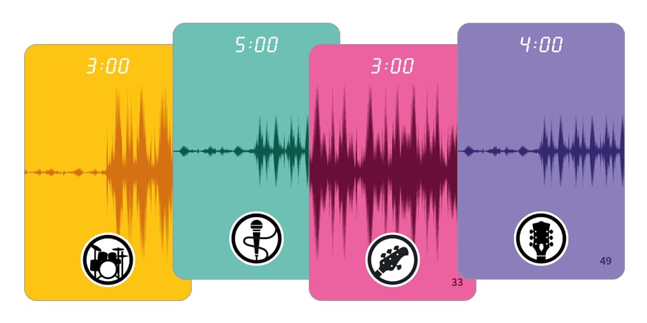 HiFi by Smirk & Dagger - Innovative Board Game with Rotating Action Selector - Mix Tracks and Complete Objectives - Visually Stunning Puzzle Game