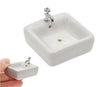 Dollhouse Wash Basin Wide Application Exquisite 1:12 Scale Doll House Furniture Sink for Entertainment Square, Furniture, Decorations