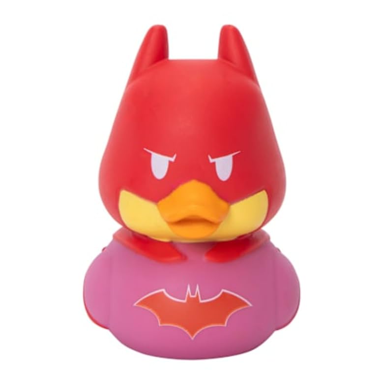 Just Play, Batman Rubber Duck Bath Toy, Valentine's Edition, 3 Inches