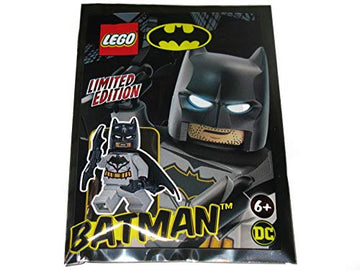 LEGO Superheroes: Grey Batman Minifigure with Batarang