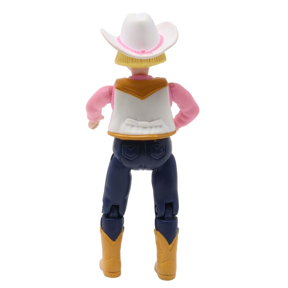 Fisher-Price Replacement Part Loving Family Farm and Dollhouse Lily Gray Horse Playset K6781 - Replacement Blonde Girl Western Horseback Cowgirl Rider