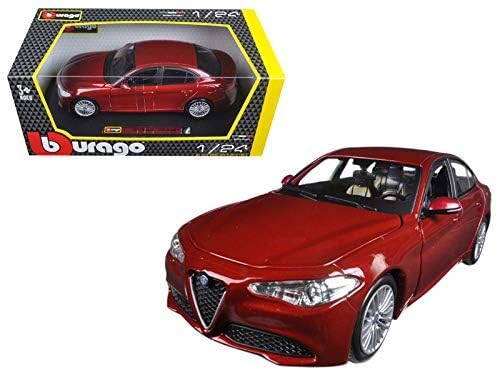 Alfa Romeo 2016 Giulia Burgundy 1/24 by Bburago 21080