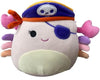 Squishmallows 8" Halloween Cailey The Crab Pirate