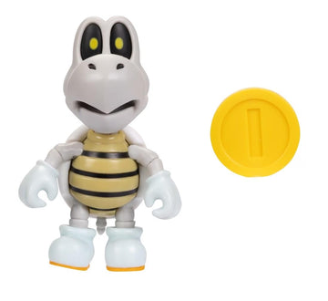 SUPER MARIO 4 inch Action Figure (Dry Bones with Coin)