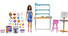 Barbie Relax and Create Art Studio, Doll (11.5 inches), 25+ Creation Accessories for Pottery Making & Painting, Kids 3 to 7 Years Old