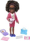 Barbie Chelsea Can Be Anything Doll & Playset, Brunette Boss Small Doll with Curly Hair, Outfit & 7 Career Accessories