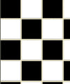 Melody Jane Dolls House Black & White Check Tile Sheet Miniature No Wax Flooring Card