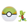 Pokémon PKW3639 - Clip'n'Go Poké Ball - Geckarbor & Nest Ball, Official Pokéball with 5 cm Figure