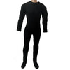 1/6 Scale Male Figure Clothes Long Sleeved Bodysuit Undercoat Jumpsuit Cloth for 12'' Action Figure Doll Clothes (Black)