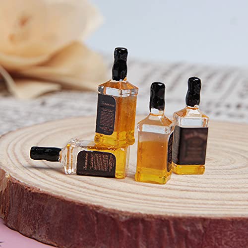 Acxico 4Pcs Whiskey Wine Bottle Model 1/6 Scale Action Scene Accessories for 12" Figure Miniature Accessory