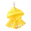niannyyhouse 10cm~15cm Plush Doll Clothes Raincoat Dolls Dress Up Pendant (Yellow)