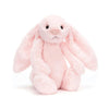 Jellycat Bashful Pink Bunny Medium - L: 3.5" x W: 4.7" x H: 12.2"
