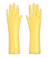 Melody Jane Dollhouse Yellow Rubber Gloves 1:12 Scale Kitchen Accessory