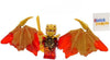 LEGO Ninjago Crystalized: Kai Golden Dragon Minifig with Fire Sword and Dragon Sword