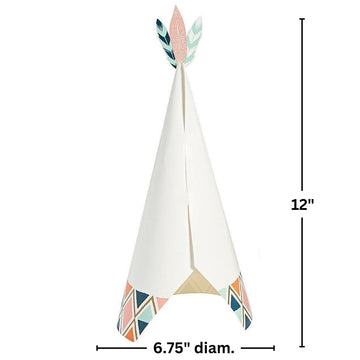 Fun Express - Tribal Baby Centerpiece (3pc) for Baby - Party Decor - General Decor - Centerpieces - Baby - 3 Pieces
