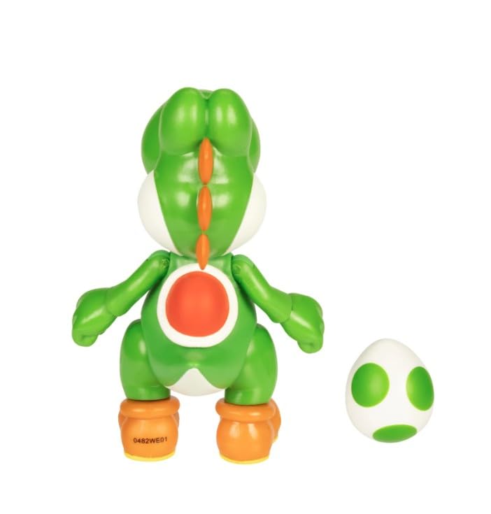 Super Mario Yoshi 4 Inch Action Figure with Green Egg