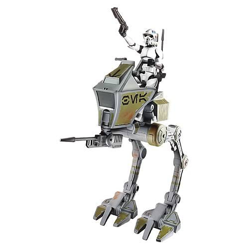 Star Wars Deluxe Figure & Vehicle - Clone Scout with at-RT