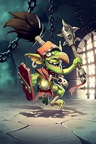 IELLO: Welcome to The Dungeon, Push-Your-Luck Elements, Disappearing Equipment, Strategy Board Game, 30 Minute Game Play, 2 to 4 Players, Ages 10