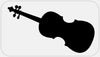 Violin - 100 Stickers Pack 2.25 x 1.25 inches - Violinist Music