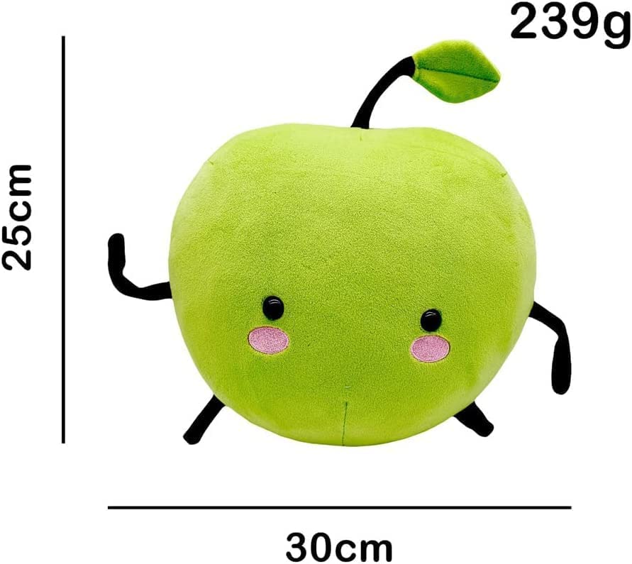 Stardew Plush Toy Valley Doll Figure Apple Junimo Plush Plants Stuffed Animal Green Soft Plush Pillow, Best Gift for Your Family (12"-30 cm) (Green