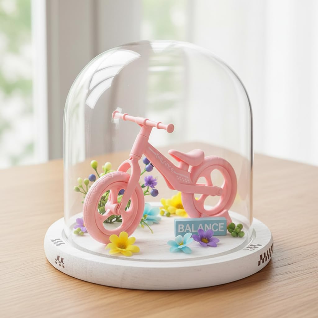 ZLmoue Pink Finger Mountain Cycling - Small Mountain Cycling Figure Finger Playing Toy, Exercises Boys Finger Dexterity Collectible Decoration