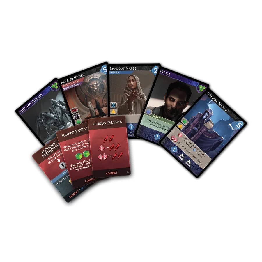 Dire Wolf Dune Imperium: Immortality - Board Game by Digital 1-4 Players - 60-120 Minutes of Gameplay - Games for Game Night - Teens and Adults Ages