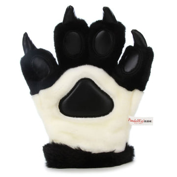 1 Pairs Cute Lifelike Panda Gloves Panda Paws Winter Warm Gloves