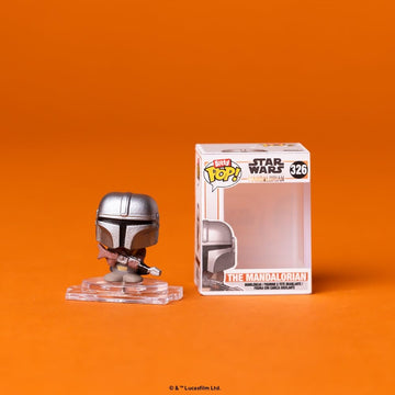 Funko Bitty Pop! Mandalorian 4-Pack: The Mandalorian, Kuiil, Offworld Jawa, and A Surprise Mystery Mini Figure - 0.9 Inch (2.2 Cm) - Gift Idea - Cake