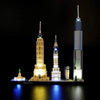 Lightailing Light Set for (Architecture New York City) Building Blocks Model - Led Light kit Compatible with Lego 21028(NOT Included The Model)