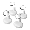 TOYANDONA 4pcs Adjustable Doll Stands for 4 - 6.8 Inches: White Plastic Doll Holders Action Figure Stands for Mini Bears Collectible Photography