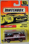 MATCHBOX SNORKEL FIRE TRUCK MATCHBOX FIRE DEPT. #63 by Matchbox