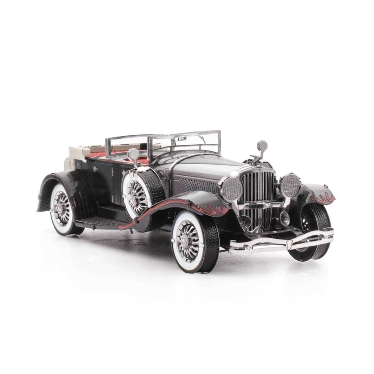 Metal Earth Puzzle 3D Car Duesenberg Ii Sj 1934. Vehicle Metal Puzzle. Building Models for Adults Challenging Level 10.01 X 3.99 X 2.59 Cm