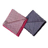 Pink & Purple Minky Dot Reversible 17" Square Baby Doll Blankets, 2 Pack Set