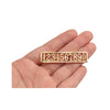 Acxico 1Pcs Mini House Miniature 1:12 Scale Set of Gold Colour Door Numbers 0-9