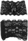 Yikko 1/6 Scale Female Lace Underwear Set Cloth for 12" Action Figure Toys Doll Clothes Accessories (B Black)