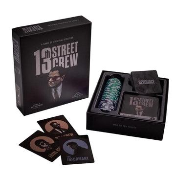 13TH STREET CREW | Bluffing, Strategy, Secret Identities | Get The Gang Together To Play This Semi Cooperative Board Game for Family Game Night |