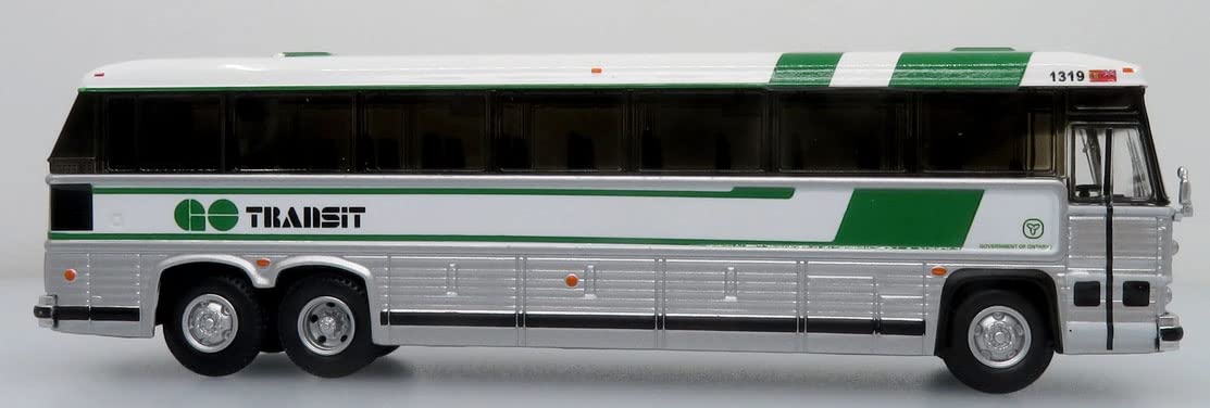 Iconic Replicas MCI MC9 Coach Diecast Bus GO Transit, Toronto, Canada 1:87-HO Scale New in The Box