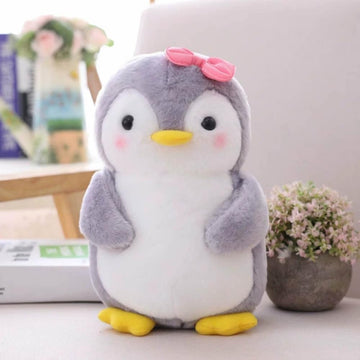 Xshelley 9.8 inch new Penguin Plush Toys Pillow,Penguin Doll Stuffed Animal Plush Toys,Marine Animal,Children's Birthday Gift Home Decor (Girl's