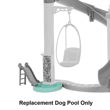 Replacement Part for Barbie Doll Dreamhouse Doll House Playset HMX10 - Replacement Blue Dog Pool